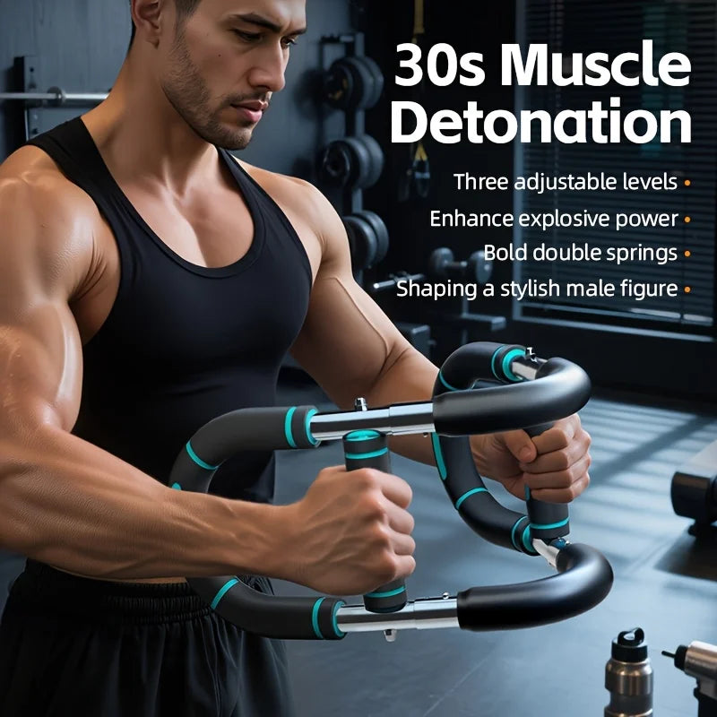 Adjustable U-Shaped Arm Trainer With 3 Levels 60-120 Lbs