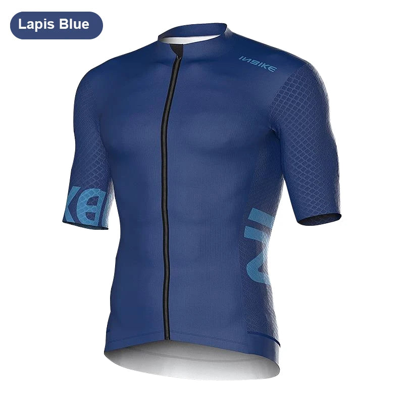 INBIKE Short Sleeve Cycling Jersey For Men Road MTB Breathable Quick Dry