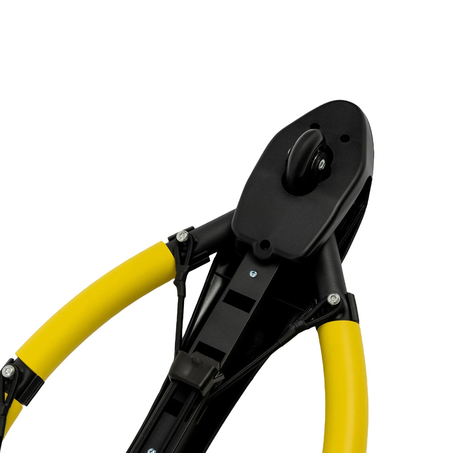 Dragonfly Ab Machine for Home Gym, Yellow Full Body Workout Equipment with Smart LCD Display & 3 Resistance Levels, 330 lbs Capacity Ab Cruncher Machine for Men Women Fitness
