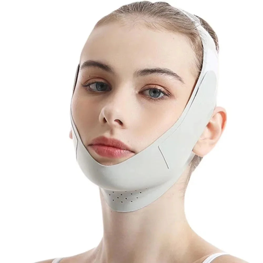 Adjustable V Shape Facial Lifting Strap for Chin Support