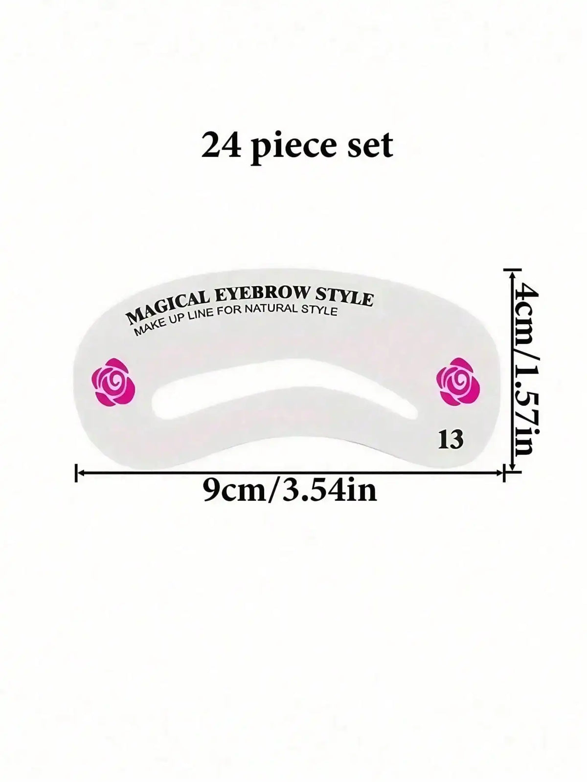 Eyebrow Shaping Stencils Kit for Grooming and Makeup Application