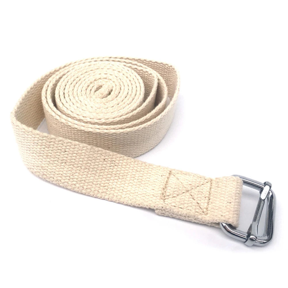 Yoga Stretch Strap D-Ring Belt Gym Waist Legs Fitness Adjustable Belt Waist Leg Resistance for Fitness Band