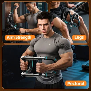 Adjustable U-Shaped Arm Trainer 3 Levels 60-120 Lbs Range Indoor Sports Suitable Gym Equipment for Building Upper Body Strength