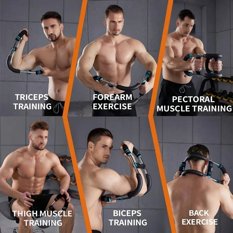 Adjustable Resistance Chest And Arm Trainer For Upper Body Workout