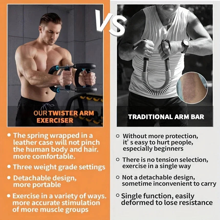 Adjustable Resistance Chest And Arm Trainer For Upper Body Workout