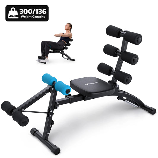 MERACH Ab Machine Multi-Functional Adjustable Sit Up Bench For Home Gym