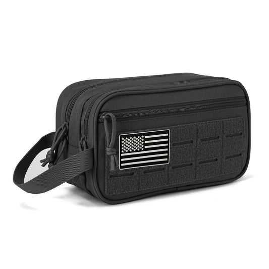 Toiletry Bag For Men Hygiene Bag Mens Shaving Kit Travel shower Bag Waist BackpackTool Molle Pouches Small Dopp Kit belt bag