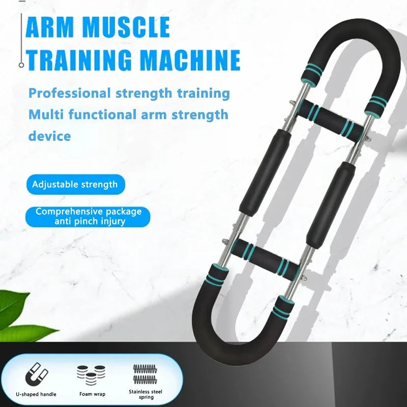 40kg U Shape Hand Gripper And Twister Arm Trainer Power Twister Bar Home Workout