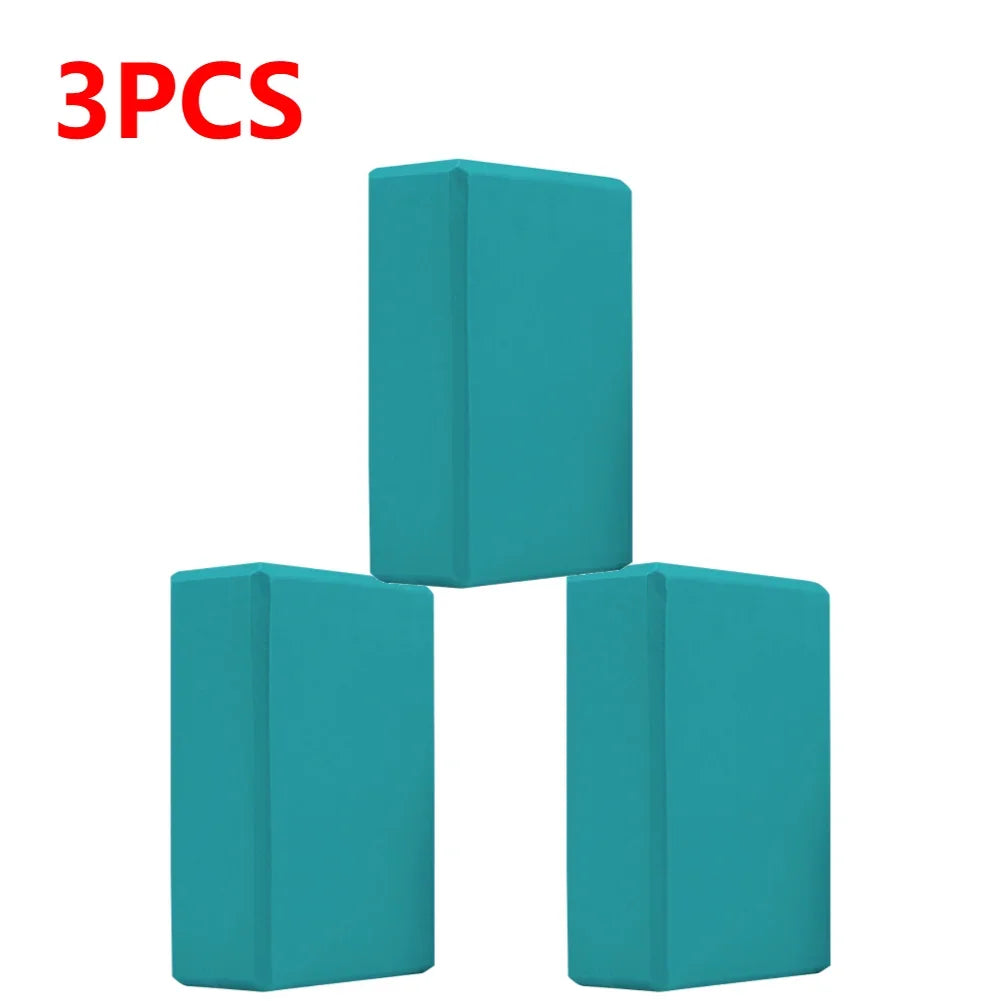1-3pcs Yoga Building Blocks Cubes Pilates Bricks Reinforcement Mats Sports Supplies Exercise Home Exercise Equipment Fitness Eva