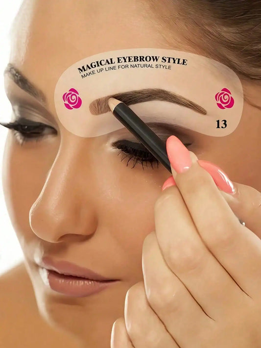 Eyebrow Shaping Stencils Kit for Grooming and Makeup Application