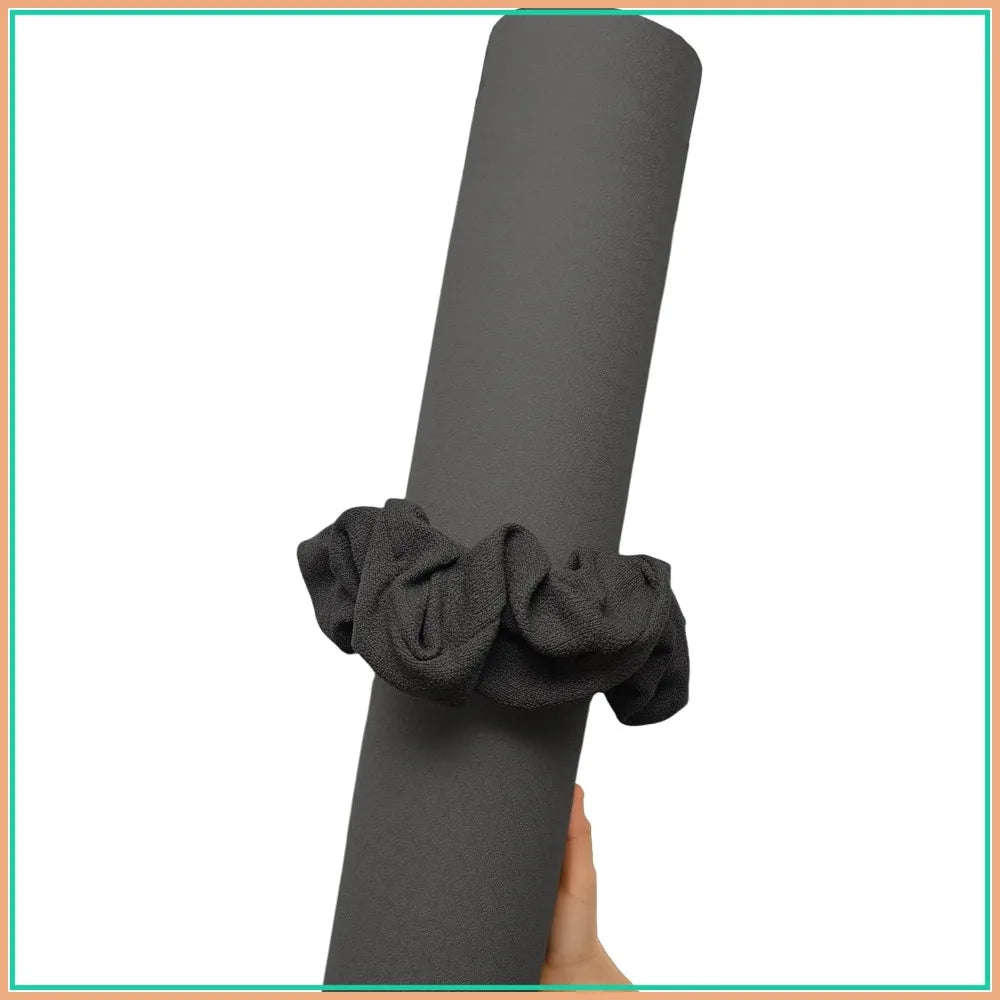 Yoga Mat Scrunchie - Holds Your Yoga Mat in Style - Durable & Elasticity Fabric - Fits All Standard Yoga Mats
