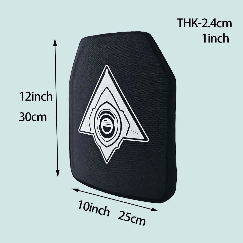 UHMWPE-ALO protective board 10x12 inches 25x30 centimeters, used for outdoor protection, compatible with 7.62x39 7.62x515.5630.06