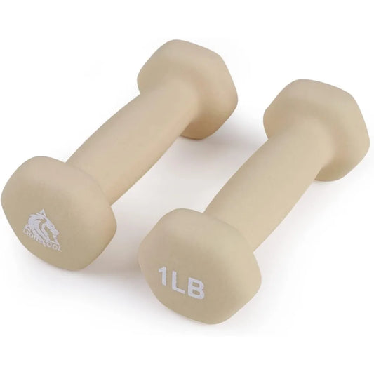 Hex Dumbbells Neoprene Coated Anti Slip Hand Weights Set