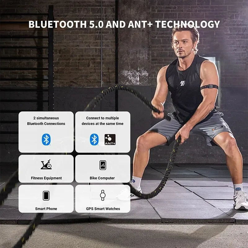 COOSPO HW9 Armband Heart Rate Monitor HR Zones For Peloton