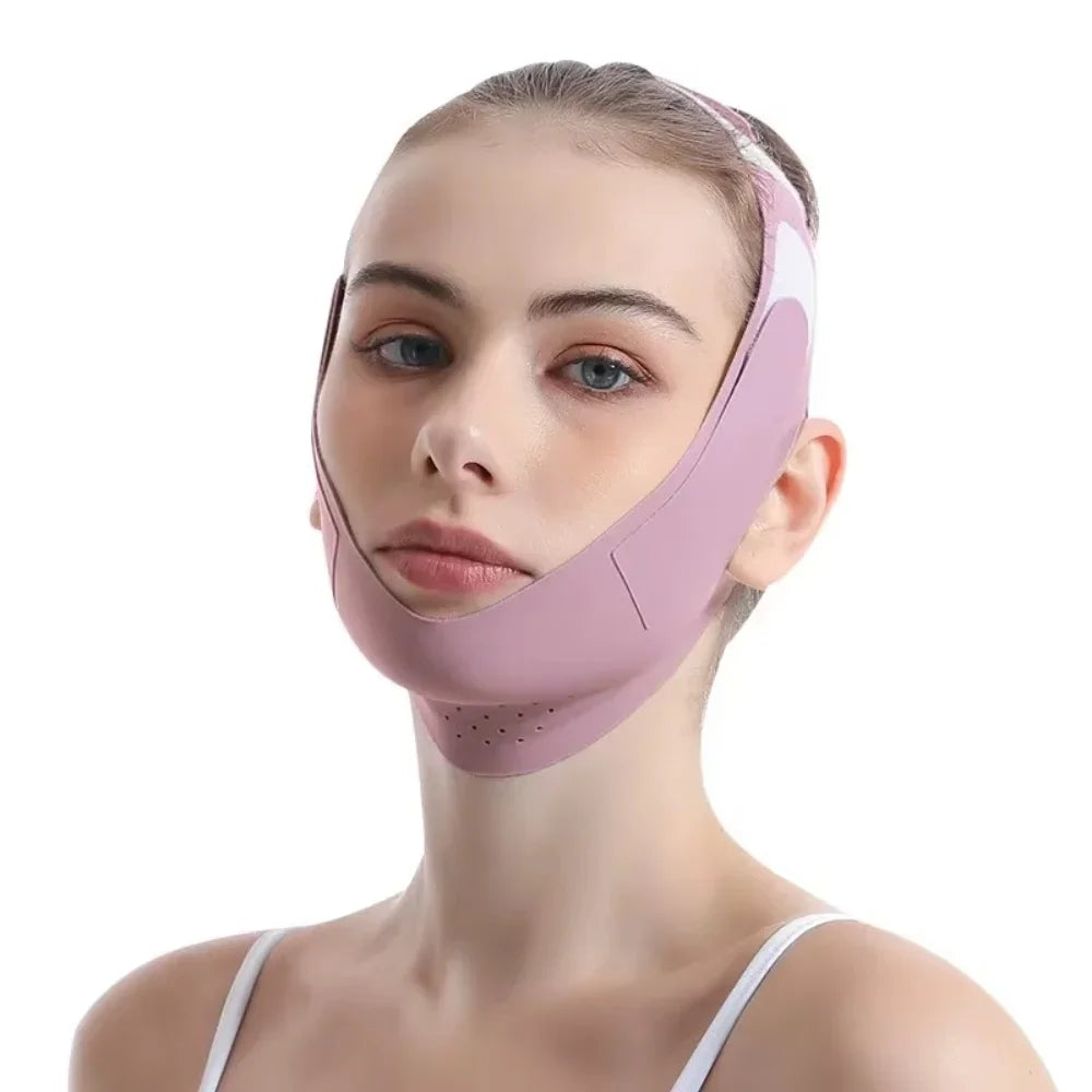 Adjustable V Shape Facial Lifting Strap for Chin Support