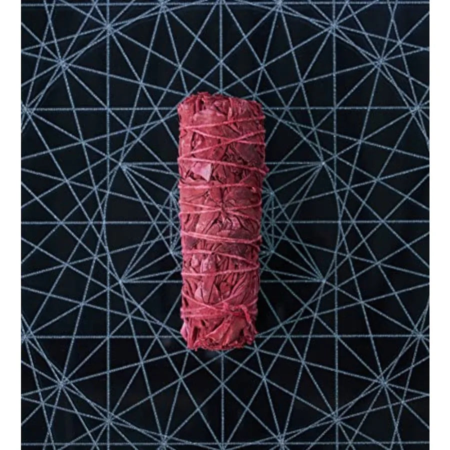 Dragon's Blood Sage Smudge Sticks for Cleansing House Meditation Yoga Negative Energy Cleanse 4 Inch Dragon Blood Sage Bundles