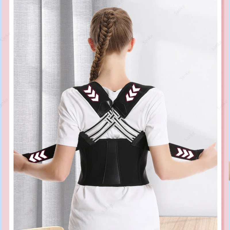 Breathable Posture Corrector Belt for Back Support Unisex