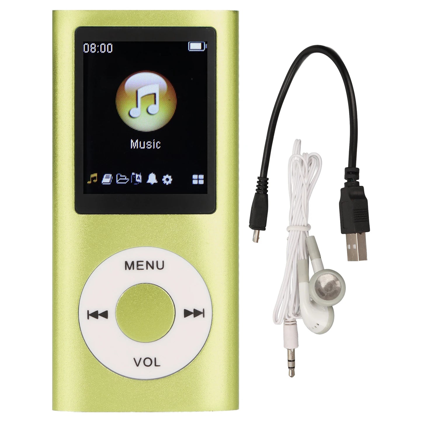 MP3 Player MP3 Player Stylish Multifunctional Lossless Sound Slim 1.8 Inch LCD Screen Portable MP3 Music Player MP3 Music Player