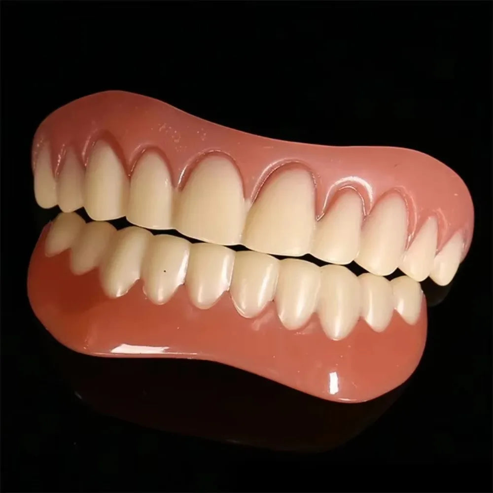 Soft Temporary Cosmetic Teeth Covers With Easy Application Design