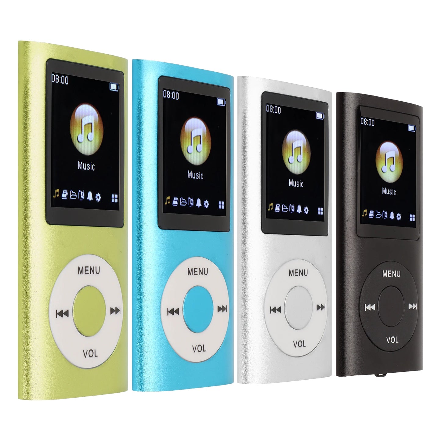 MP3 Player MP3 Player Stylish Multifunctional Lossless Sound Slim 1.8 Inch LCD Screen Portable MP3 Music Player MP3 Music Player