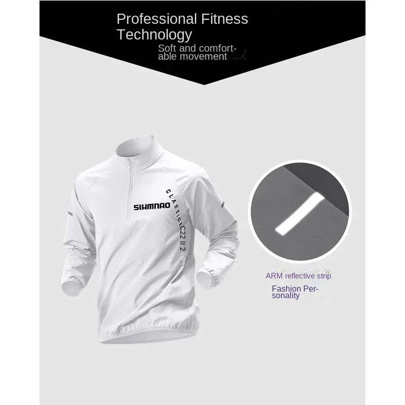 SLHMNAO Men's Ice Silk Quick-Dry Sports Suit Four-Piece Set