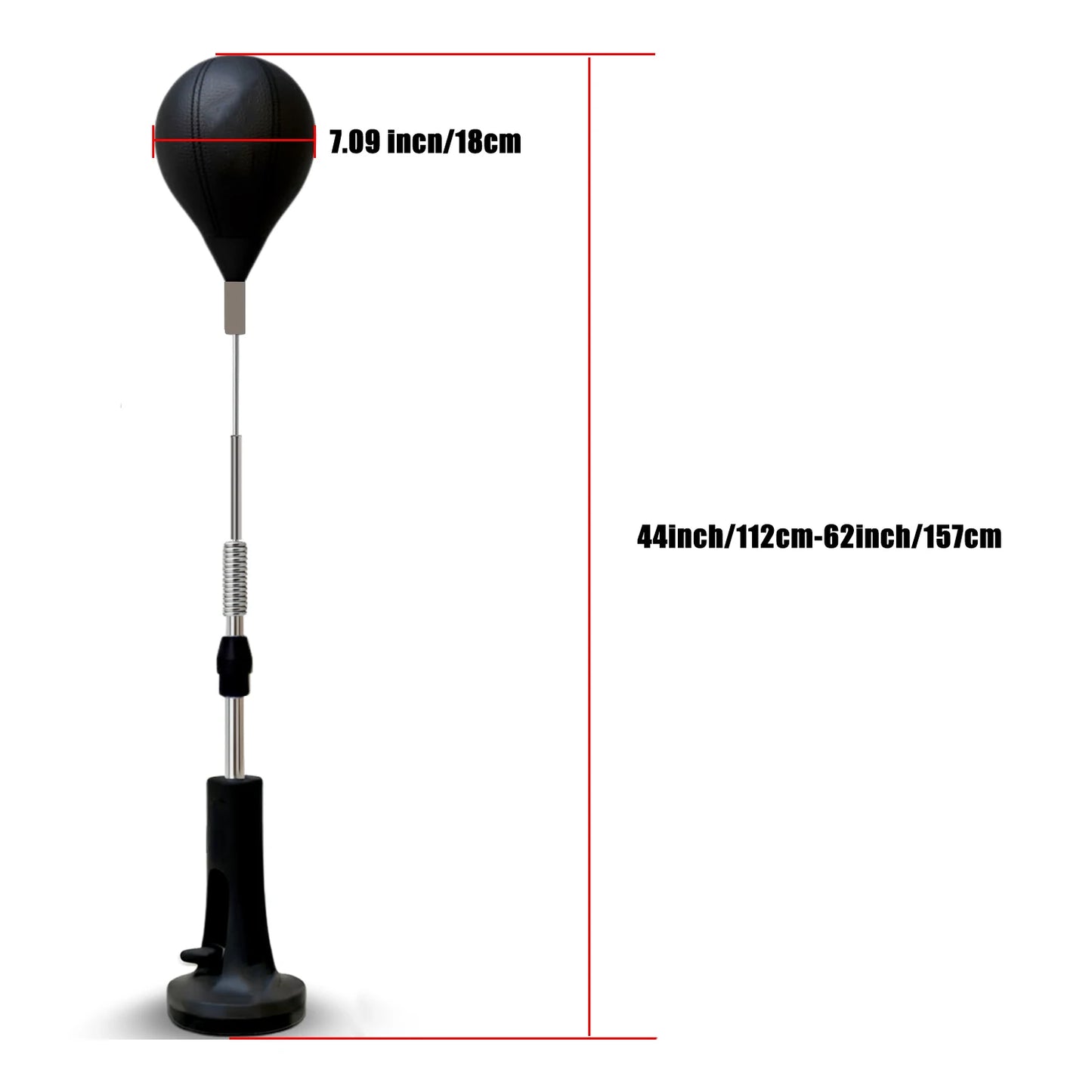 New Premium Punching Bag, Cobra Bag for Boxing Agility Training Home Fitness Equipment Thickened Rod Reflex Bag Family Best Gift