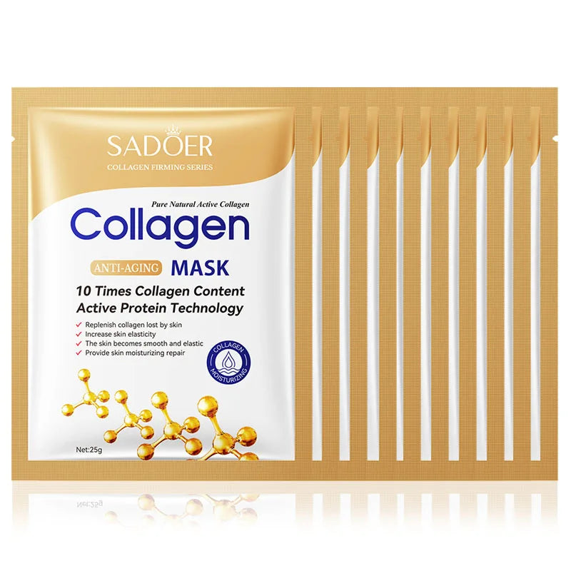 SADOER Anti Aging Collagen Sheet Mask Moisturizing Whitening