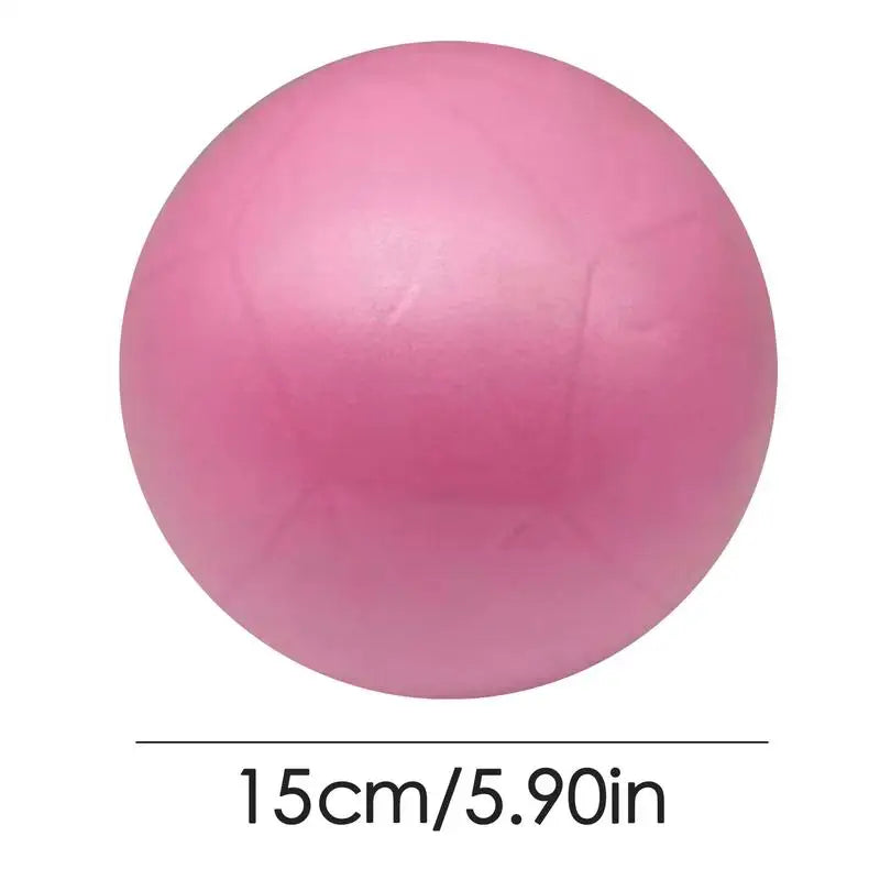 Barre Ball Frosted Portable Gymnastics Ball 5.91 Inch Hip Raising Body Shaping Fitness Supplies For Gymnastics Improves Balance