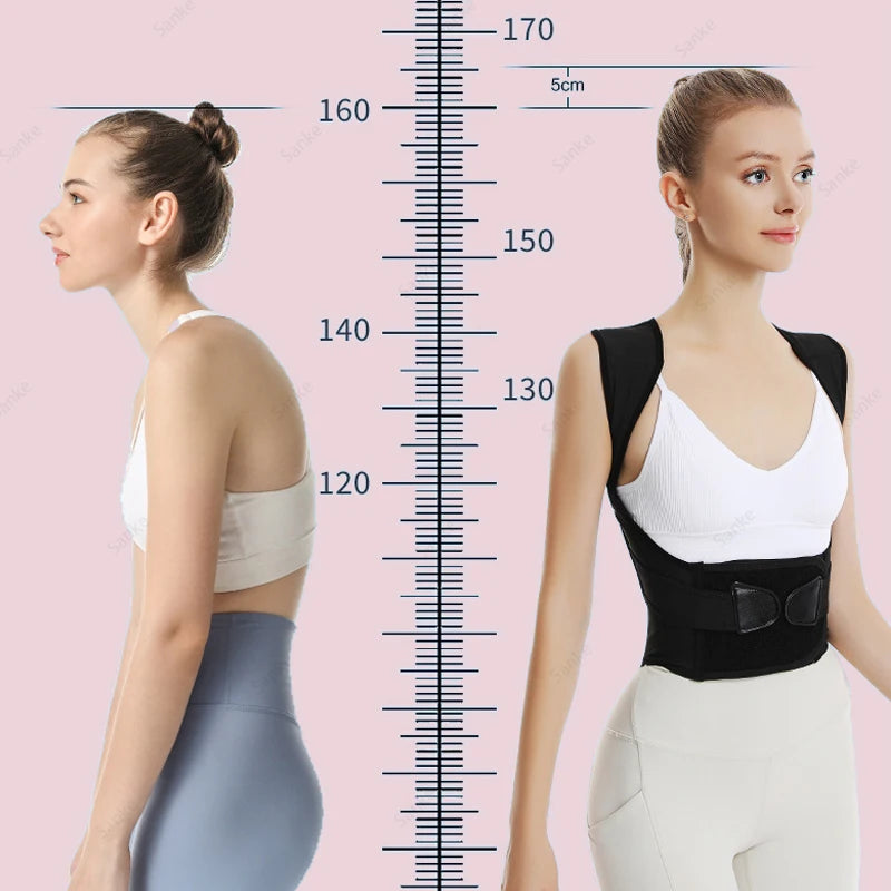 Breathable Posture Corrector Belt for Back Support Unisex