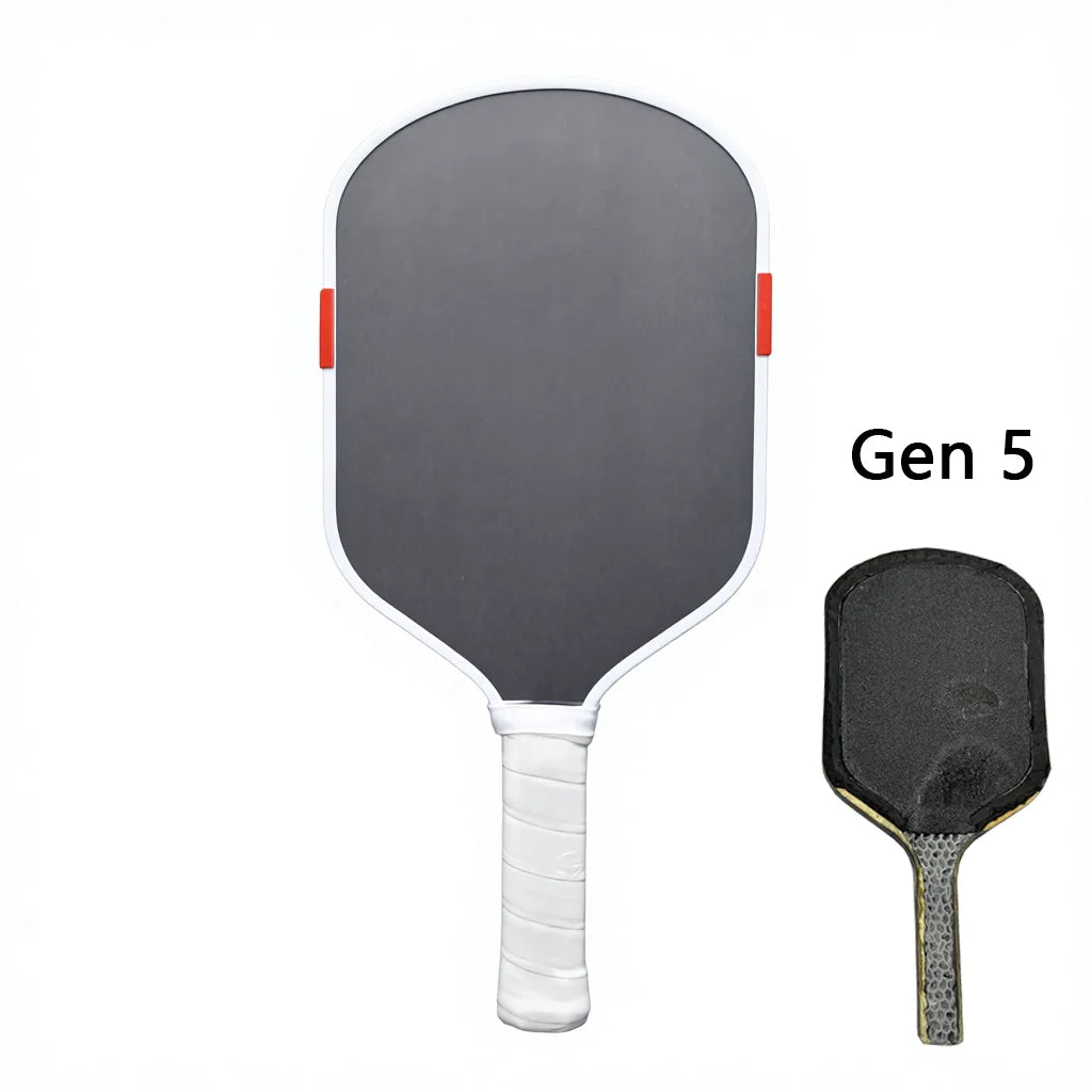 High quality Fifth Generation  EVA Surround Foam Boom Equipped with metal counterweights Pickleball Paddle Raw Carbon Fibe