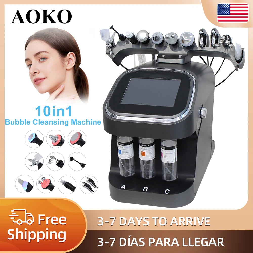 AOKO Hydrogen Facial Spa Skincare And Deep Cleansing Beauty Machine
