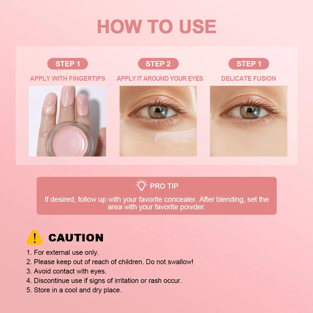 ibcccndc Hydrating Brightening Full Coverage Waterproof Eye Concealer Cream