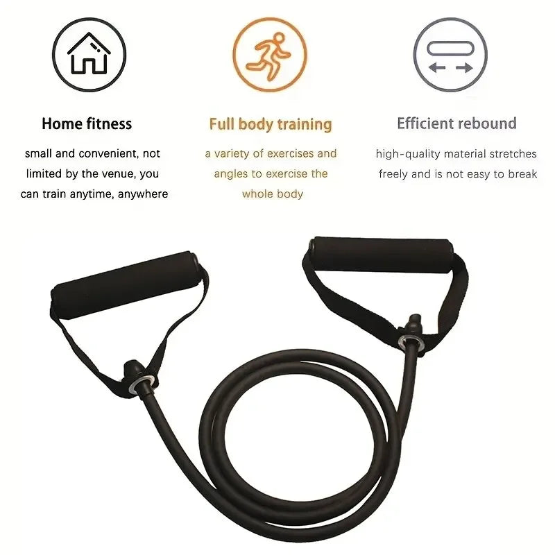 Resistance Bands with Handles for Home Gym, Exercise Strength Training Bands for Men Women, Portable Fitness Workout Equipment