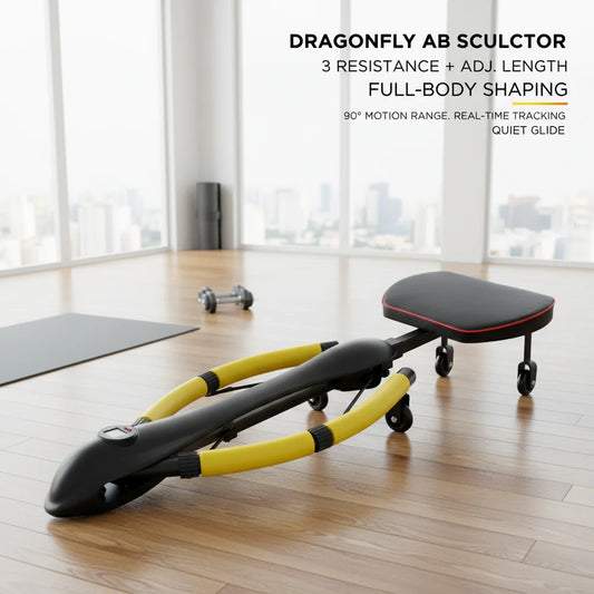 Ab Machine For Home Gym With LCD Display And Levels