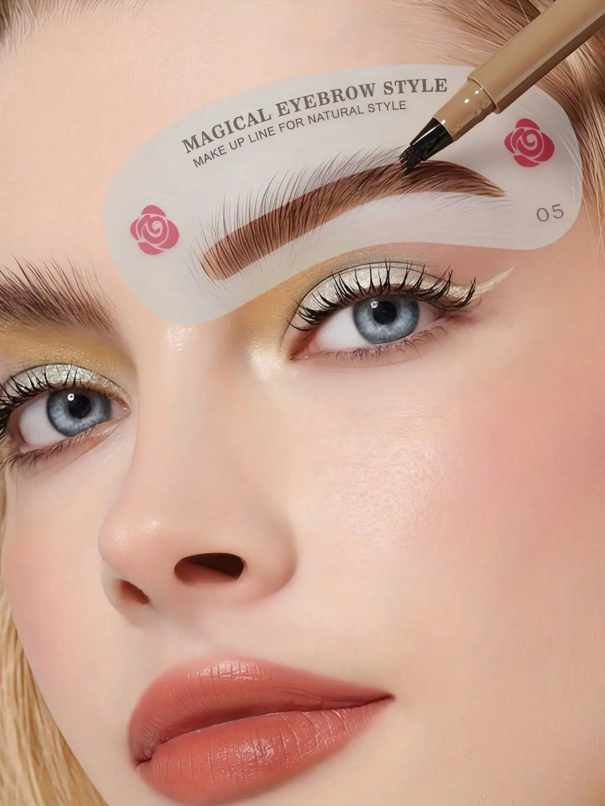 Eyebrow Shaping Stencils Kit for Grooming and Makeup Application