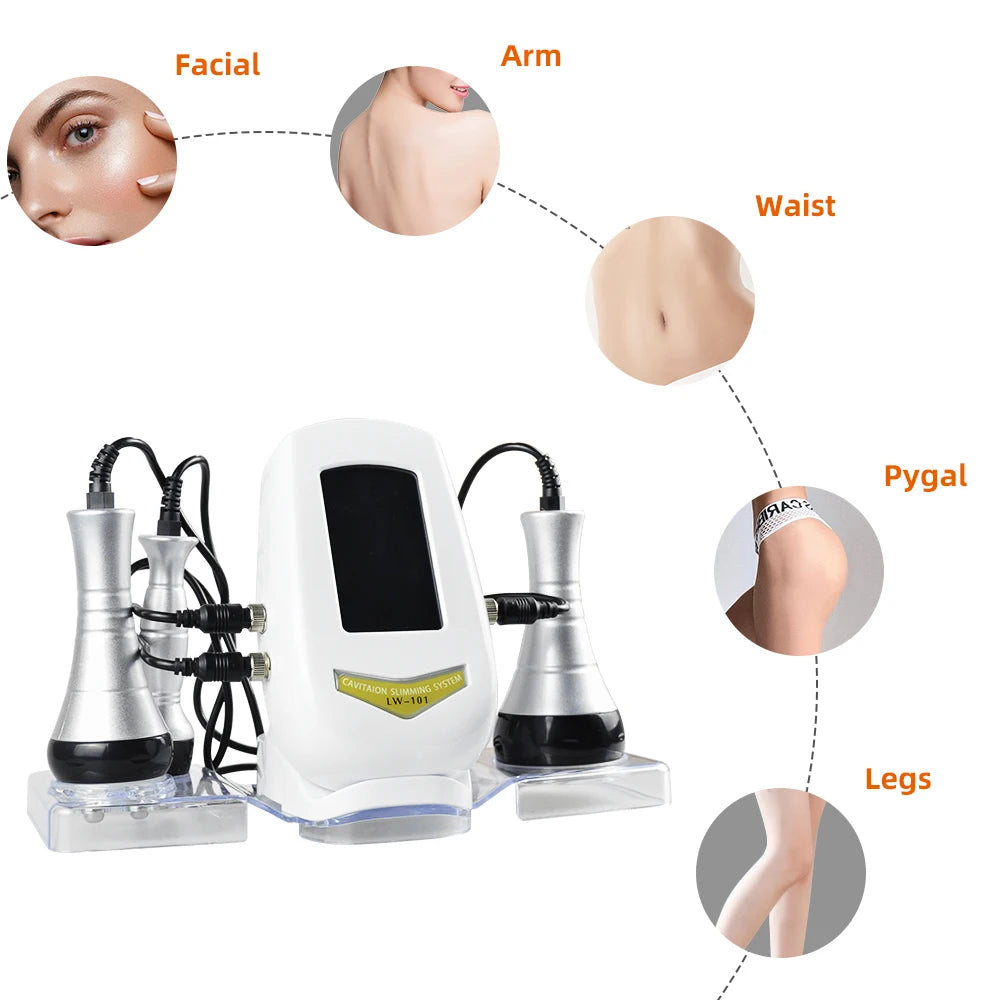 MISSHEART Three In One Cavitation Massage Machine for Body Tightening