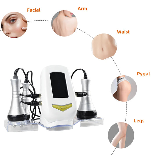 MISSHEART Three In One Cavitation Massage Machine for Body Tightening