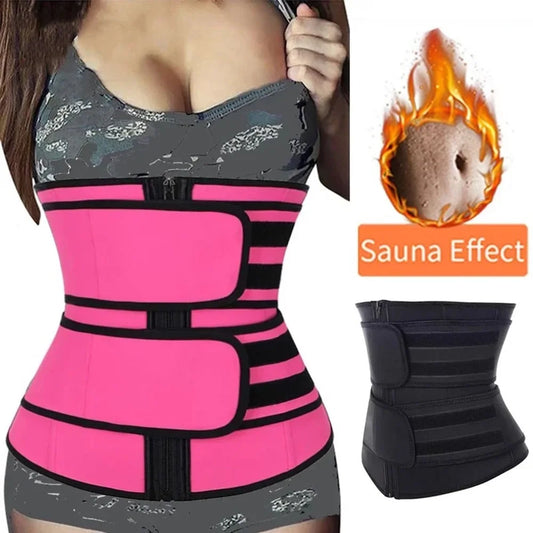 Waist Trainer Slimming Body Shaper Fitness Belt Weight Loss For Workout