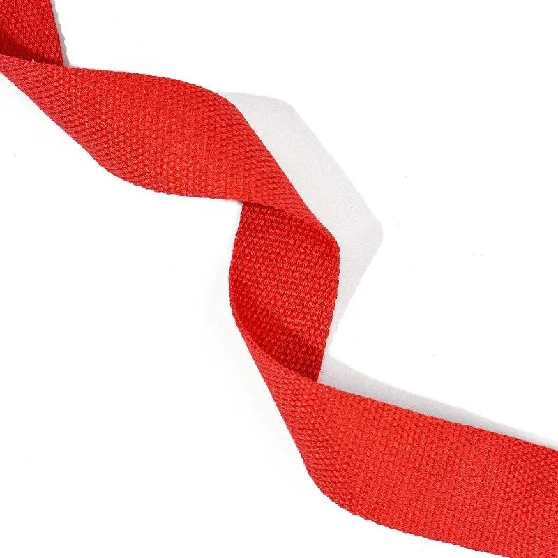 1.8mx3.8cm Yoga Strap Durable Cotton Exercise Straps Adjustable D-Ring Buckle Gives Flexibility for Yoga Stretching