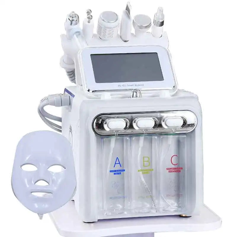 7 in 1 H2O2 Beauty Skin Cleansing Hydrofacial Machine Facial Machine Water Aqua Peeling for Home Use
