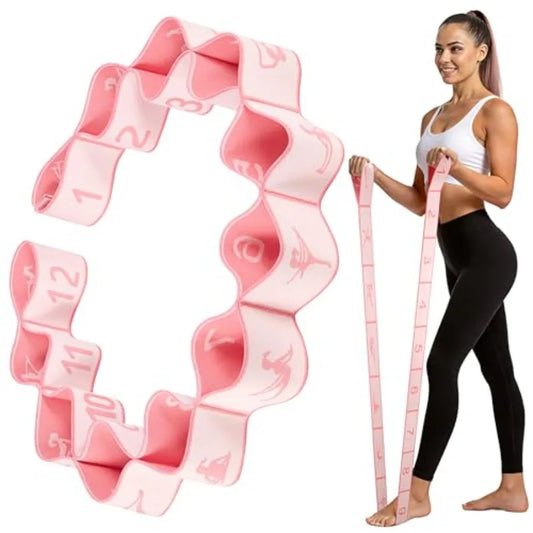 Resistance Bands, Stretch Band for Exercise, Physical Therapy, Rehab and Flexibility, Home Gym Equipment for Yoga, Pilates, Dan