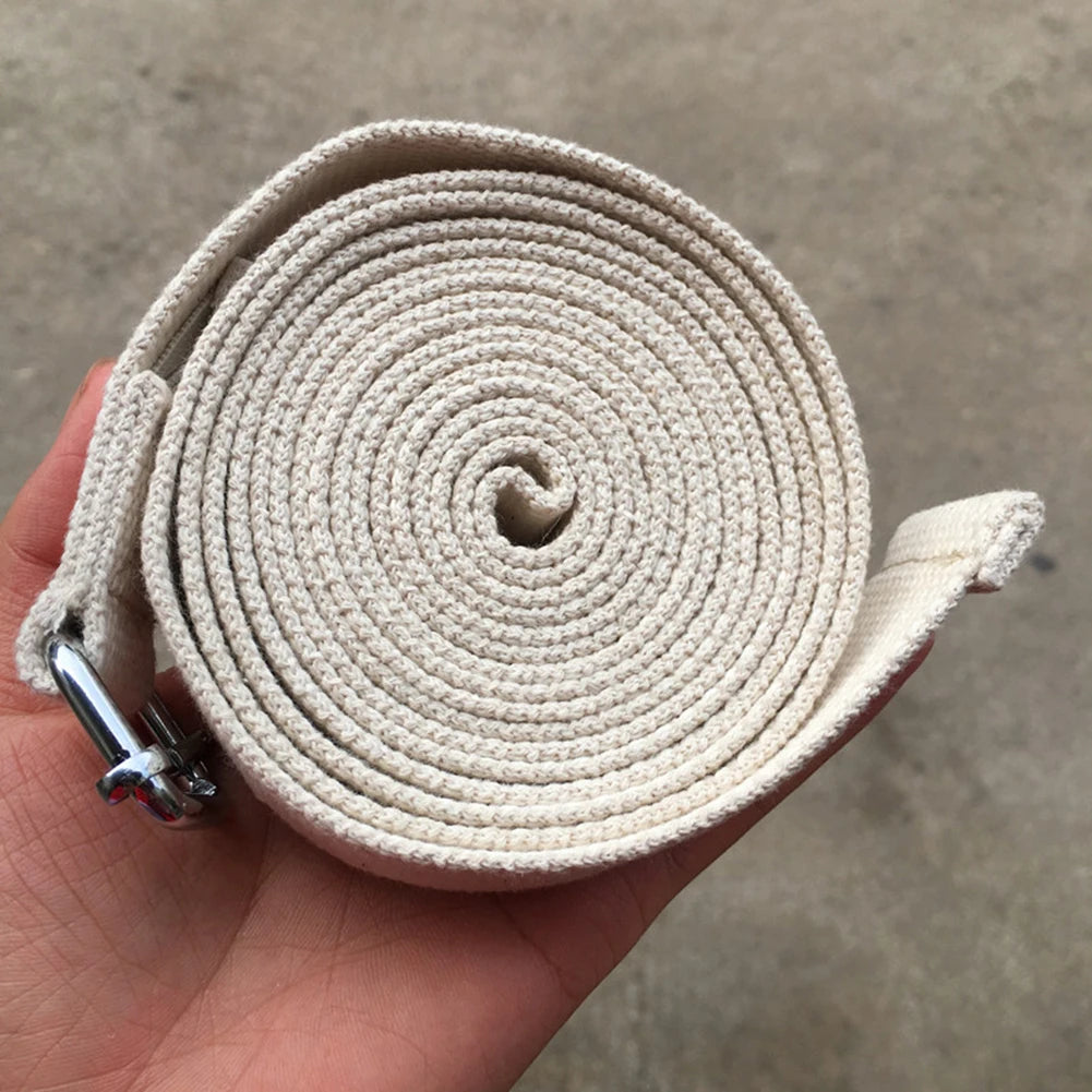 Yoga Stretch Strap D-Ring Belt Gym Waist Legs Fitness Adjustable Belt Waist Leg Resistance for Fitness Band