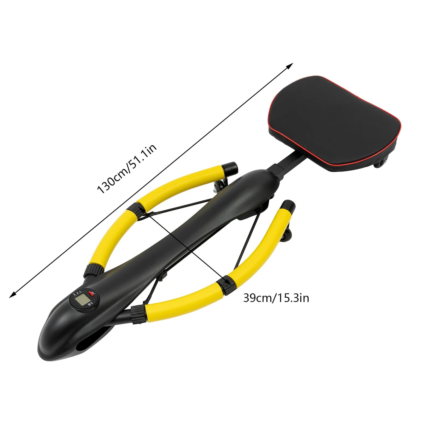 Ab Machine For Home Gym With LCD Display And Levels