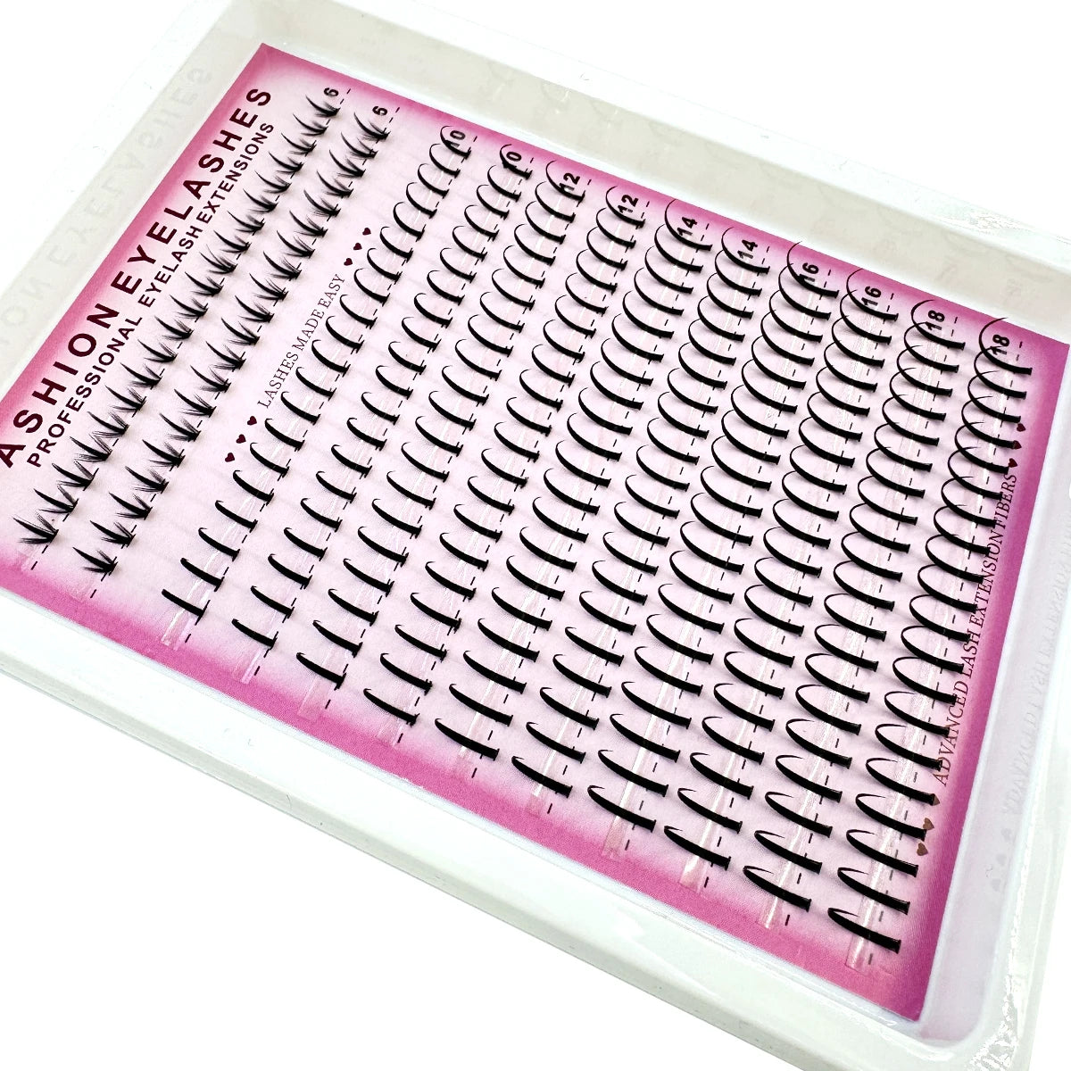 HBZGTLAD Spiky Cluster Eyelash Extensions for DIY Manga Looks