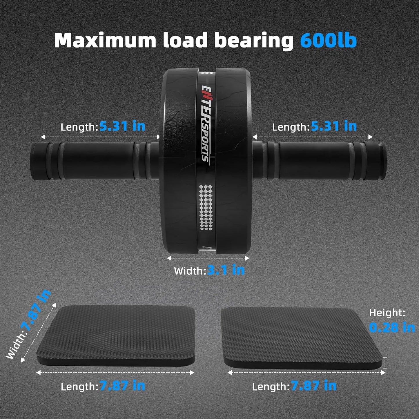 Ab Roller Wheel For Abs Workout Home Gym Strength Trainer