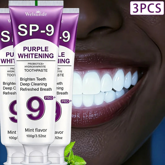 Teeth Whitening Hydroxyapatite Toothpaste, Contains Menthol, Deep Cleaning for Brighter Teeth, Fresh Breath & Gum Health, Basic Oral Care, Suitable for Everyone, An Essential Travel Item, It Is the Ideal Gift for Men and Wome