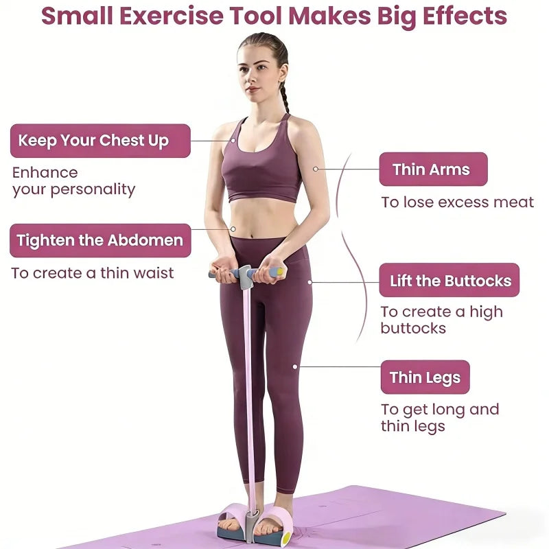 Home Pedal Puller Fitness Set For Full Body Toning