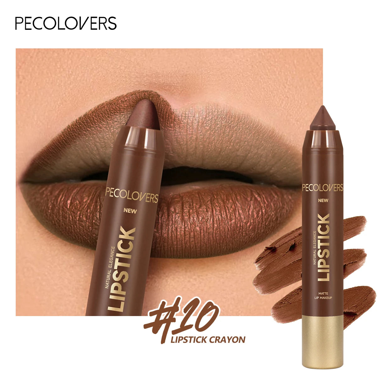 Matte Lip Liner Crayon With Smooth Highly Pigmented Long Wear