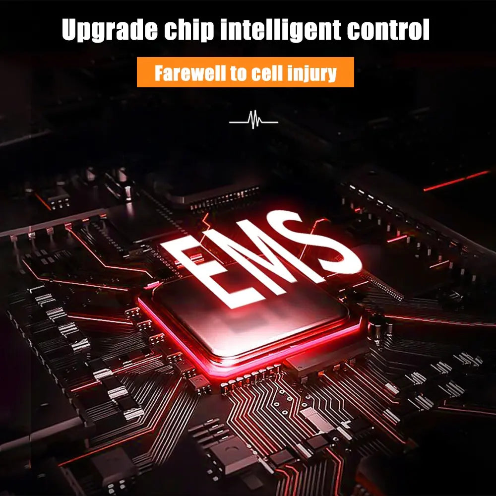 Rechargeable EMS Muscle Stimulator for Abs, Arms, and Legs