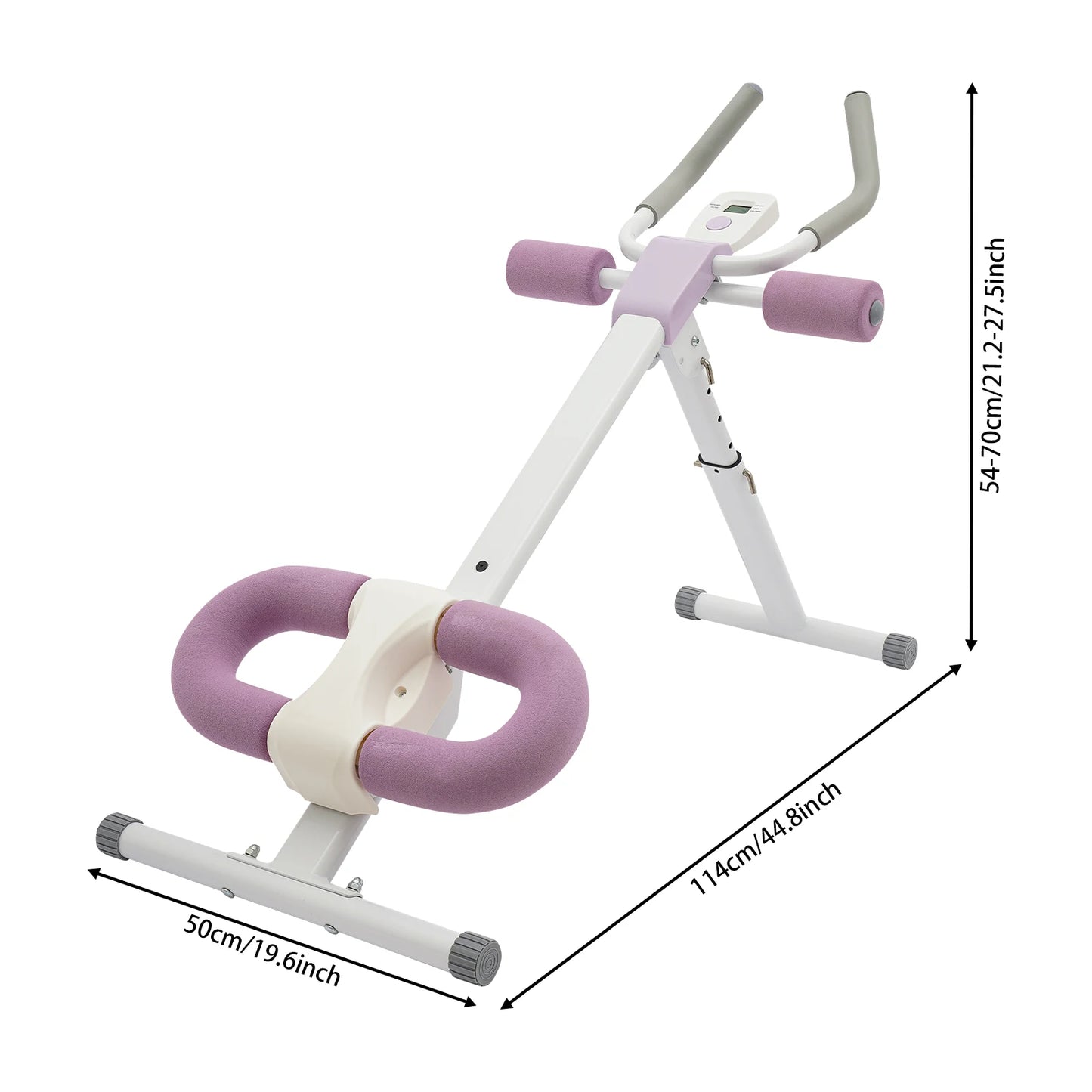 Abdominal Trainer Machine For Home Gym - Adjustable Incline, 220 Lb Capacity